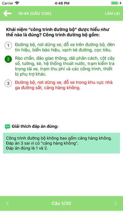 Ôn thi lý thuyết lái xe 450Câu screenshot 4