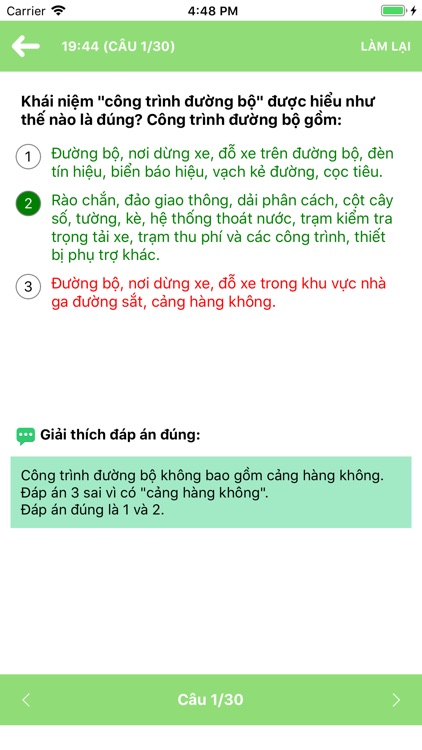 Ôn thi GPLX Học lái xe 450Câu screenshot-3