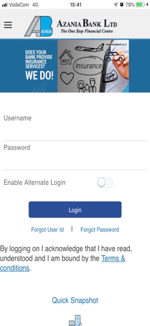 AZANIA INTERNET BANKING APP(圖1)-速報App