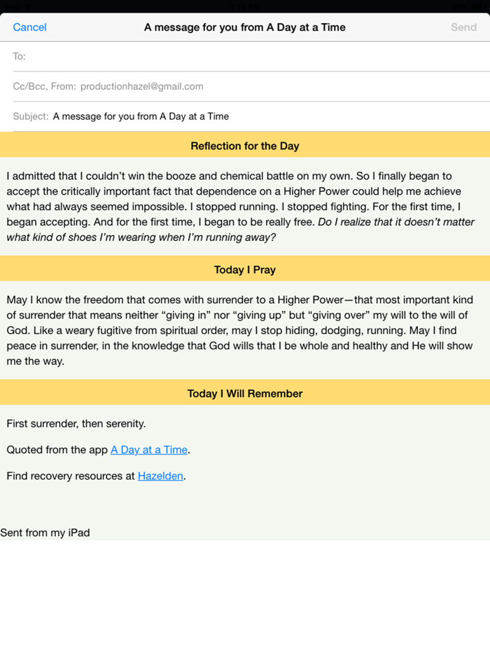 A Day at a Time Meditations