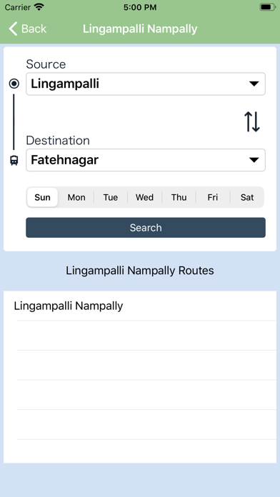 Hyderabad Local Timetable screenshot 3