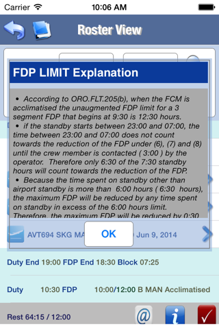 EASA Flight Log screenshot 2