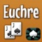 Euchre is a plain-trick game with trump for four players in fixed partnerships, partners sitting opposite