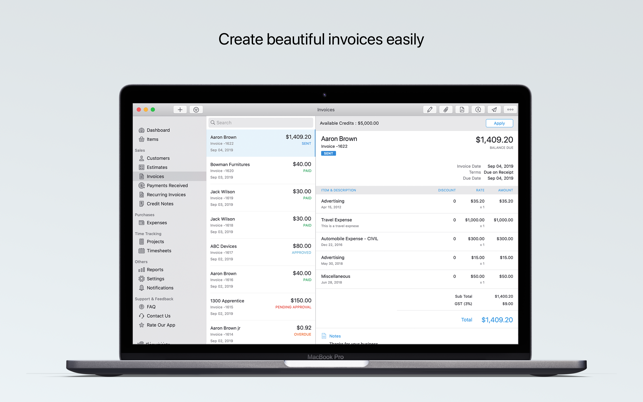 Zoho Invoice(圖2)-速報App