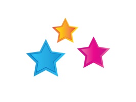 The ColoredStarSt is a funny sticker which are designed the star with the colours