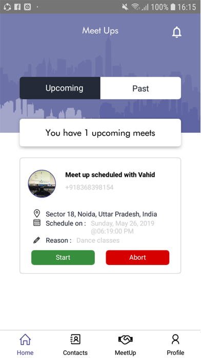 On Our Way- The meet up app screenshot 3
