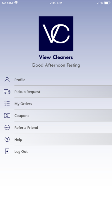 View Cleaners screenshot 2
