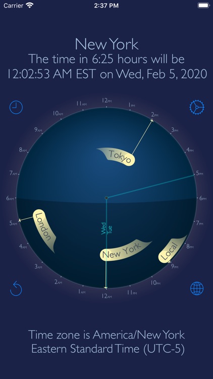 International Travel Clock