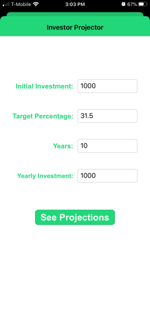 Investor Projector