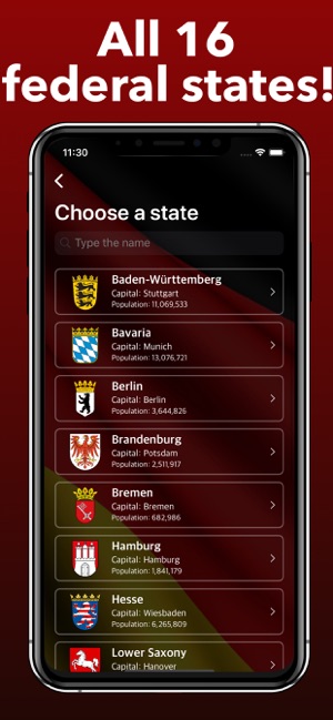 German States: Geography Quiz(圖8)-速報App