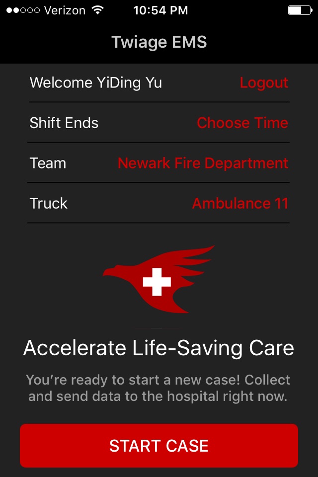 Twiage EMS screenshot 2