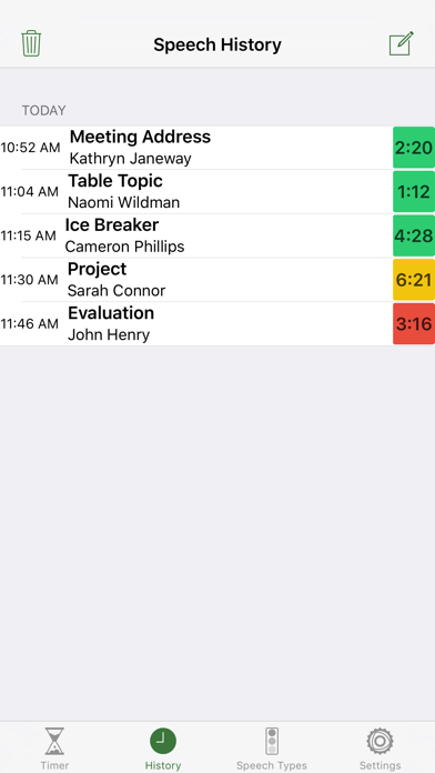 How to cancel & delete Speech Timer for Toastmasters from iphone & ipad 4