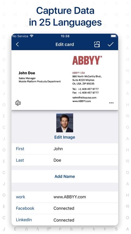 Business Card Reader
