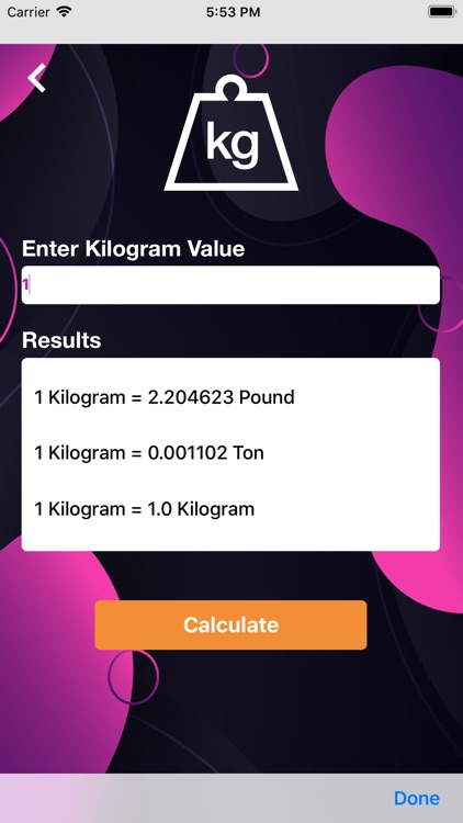 Time, Distance & Mass CalC screenshot-5