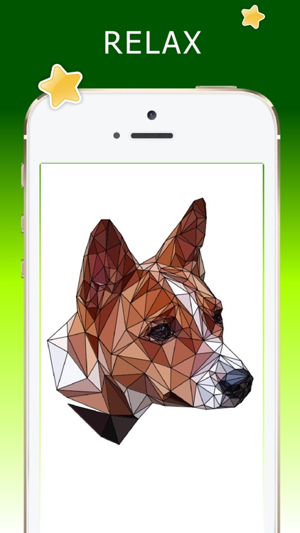 Butterfly Coloring Poly Art screenshot-4