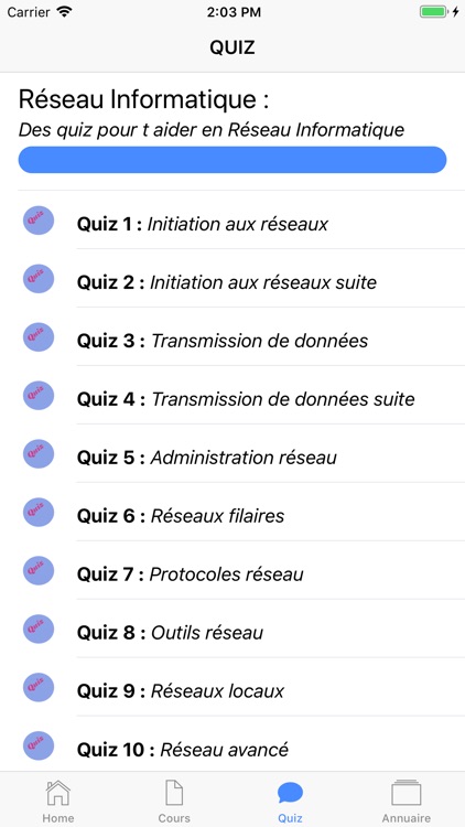 Cours de Réseau Informatique screenshot-4