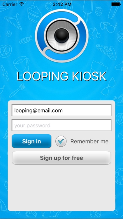 Looping Kiosk