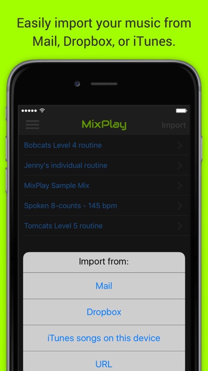 MixPlay routine-music player