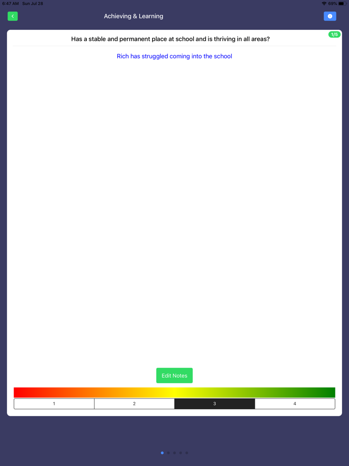 Therapeutic Needs Assessment