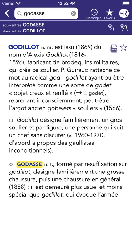 Dictionnaire Robert Historique screenshot-8