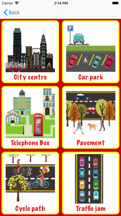 City Vocabulary in English