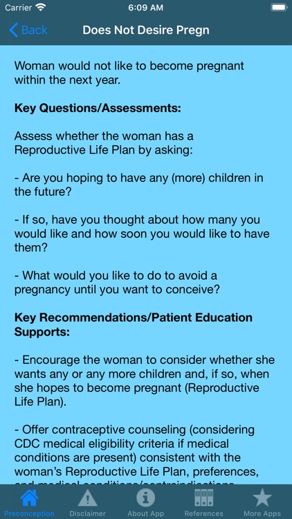 Preconception Care Quick Ref screenshot-4