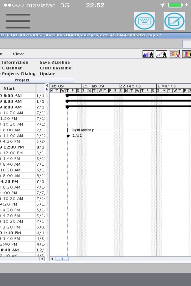 XPlanner Project management screenshot 2