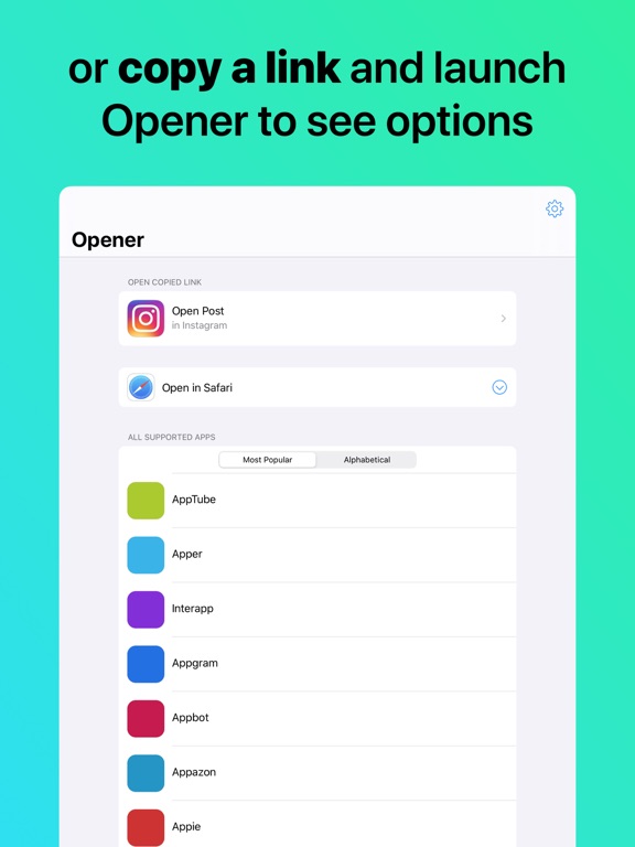 Opener ‒ open links in apps screenshot 3