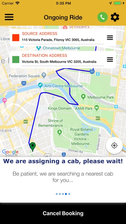 Melton Taxi Cabs User screenshot-3