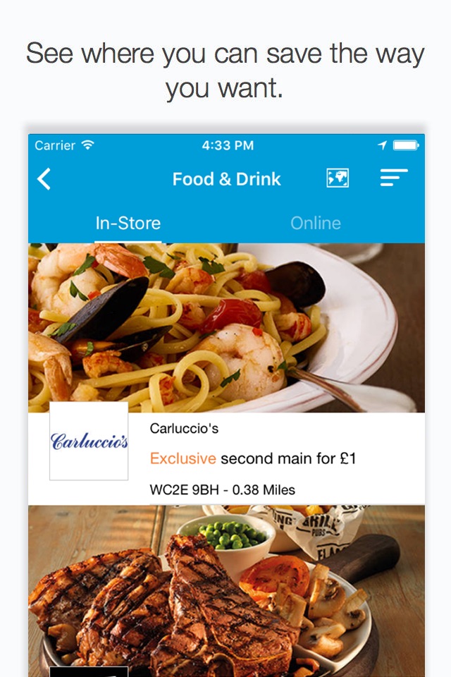 vouchercloud: vouchers offers screenshot 3