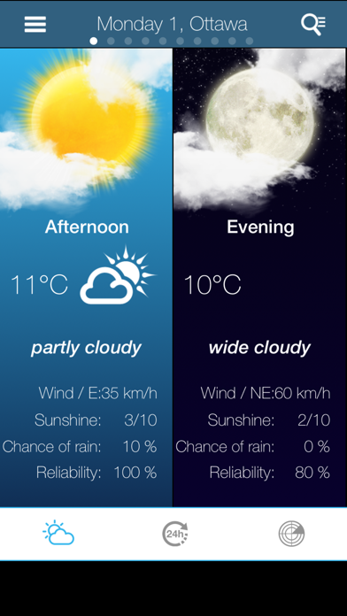 Weather for Canada screenshot1