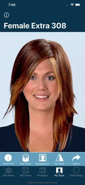 Captura 4 Hairstyle Try On iphone