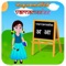 The app has 10 chapters, which teaches you how to write the letters in Devanagiri