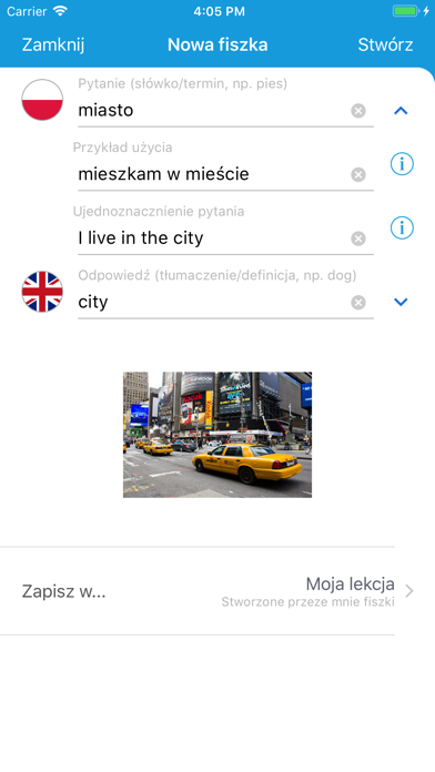 Fiszkoteka - fiszki językowe screenshot 3