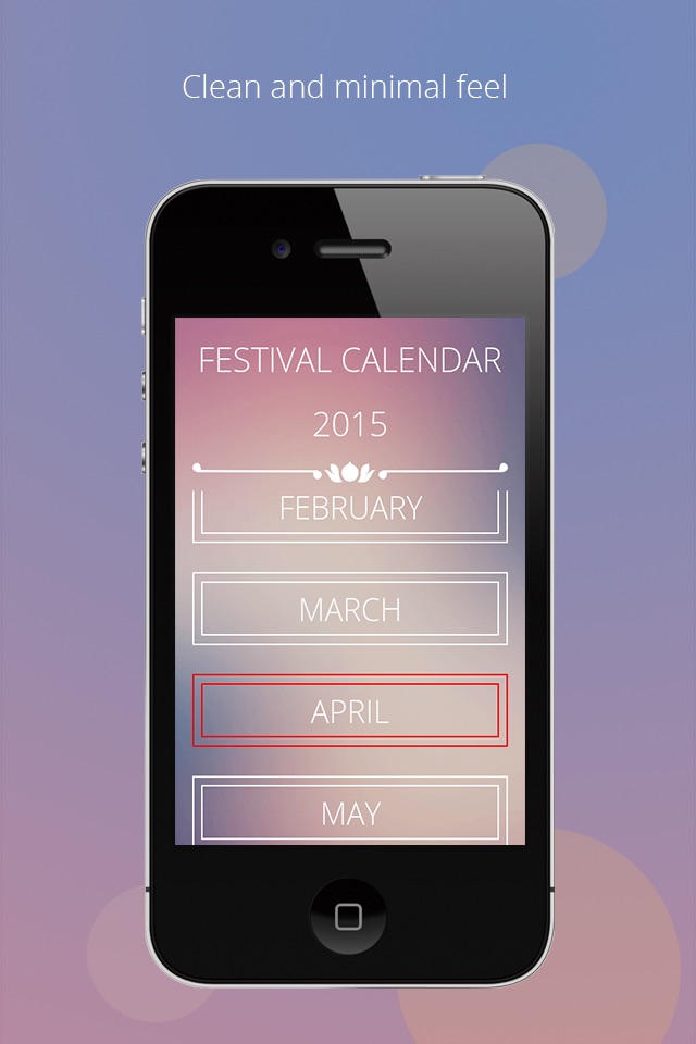 Festival Calendar Lite screenshot 2
