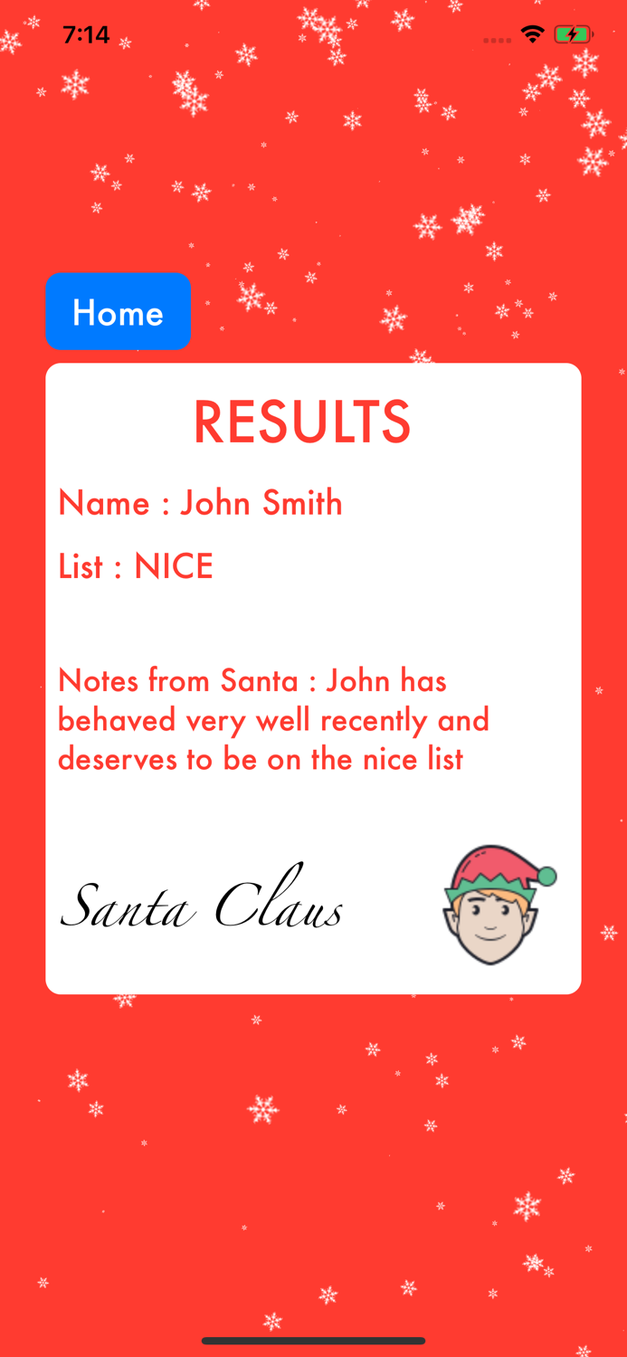 Naughty or Nice List 2019