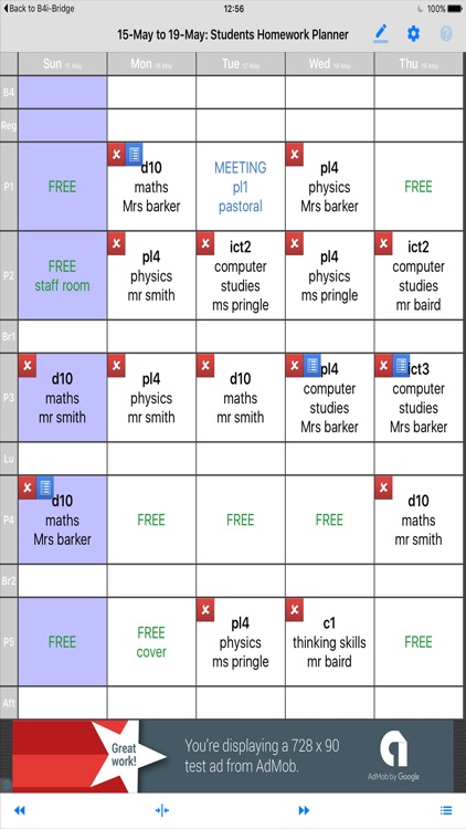 Student Homework Planner