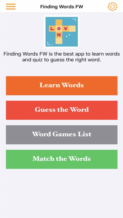 Finding Words FW