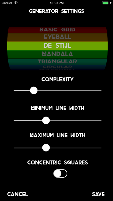 How to cancel & delete De Stijl Coloring Art Factory from iphone & ipad 4