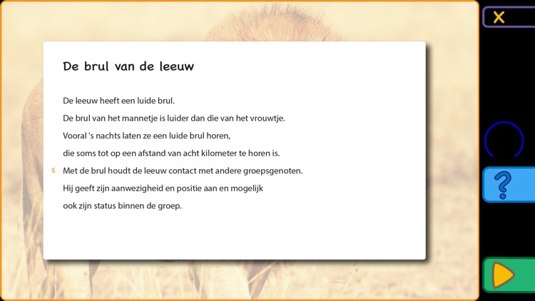 Begrijpend lezen; De savanne screenshot-3