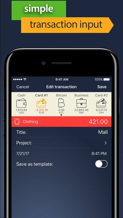 MoneyBe: spending tracker screenshot-7