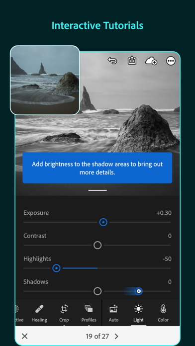 Adobe Photoshop Lightroom for iPhone Screenshot 6