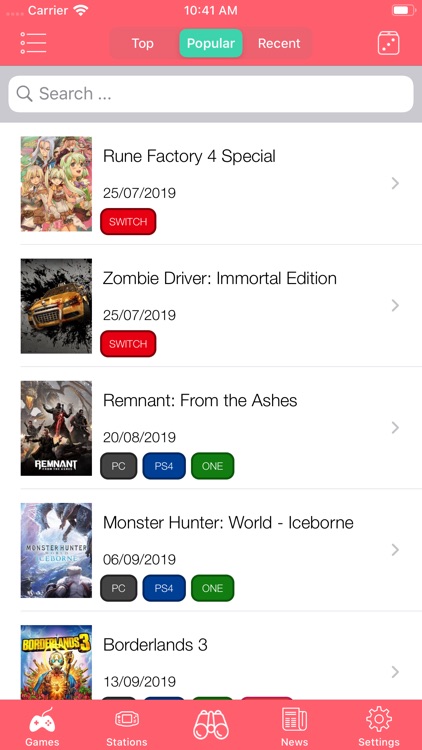 Radion - Video Games