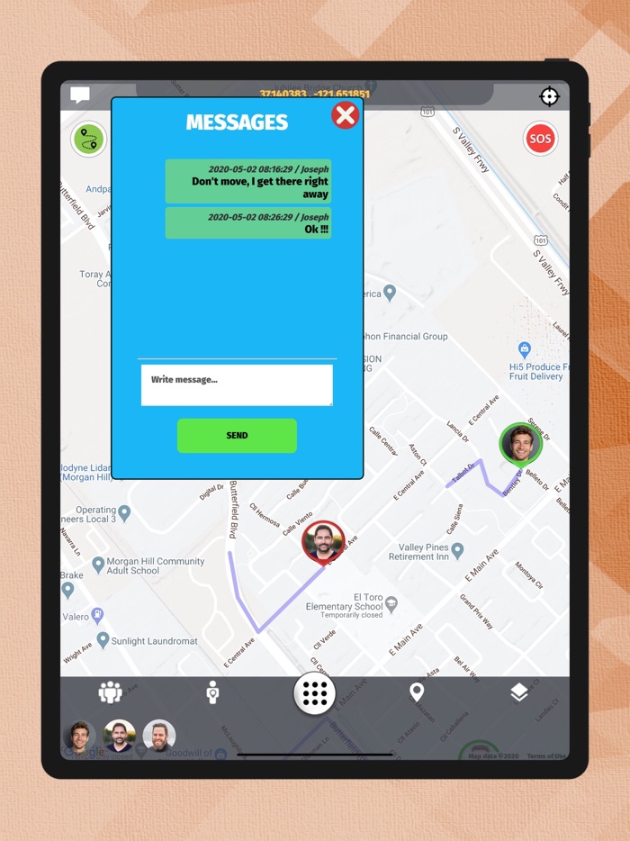 Gps Tracking - Friends