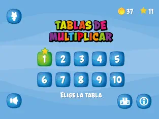 Captura 1 Tablas Multiplicar iphone
