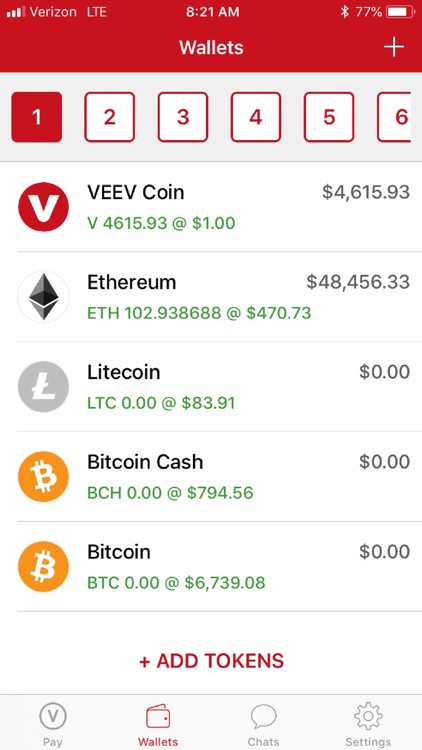 VEEV Wallet