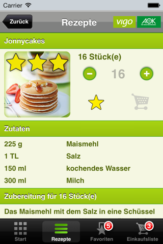 AOK glutenfreie Rezepte screenshot 3