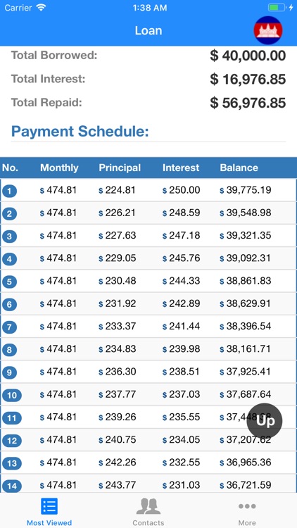 Loan Calculator Khmer screenshot-3