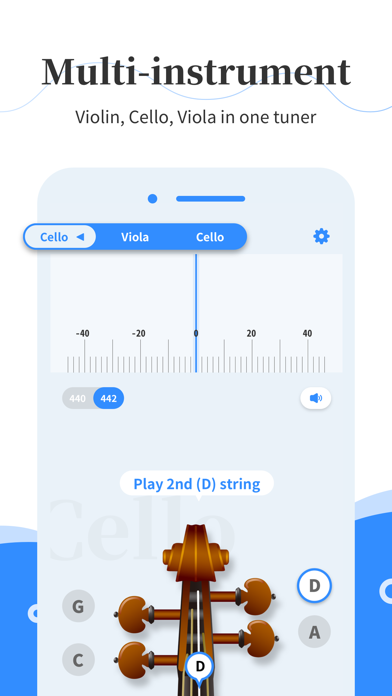Simply Tuner - Violin, Cello screenshot 2