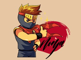 Assassin Ninja Stickers